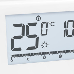 Bezprzewodowy regulator temperatury tygodniowy sterownik pokojowy LCD PWM 868MHz